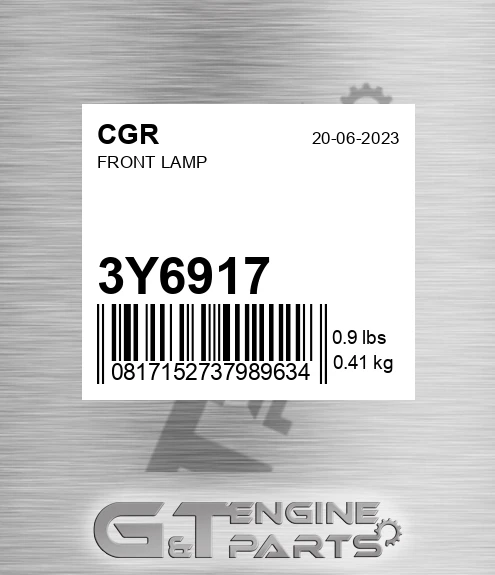 3Y6917 Front Lamp