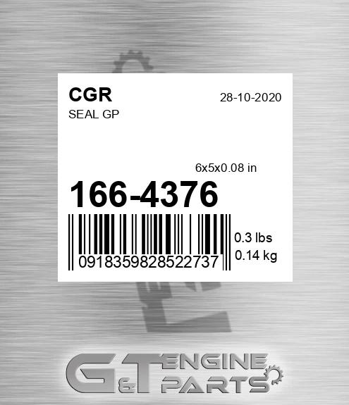 166-4376 CGR Seal Gp