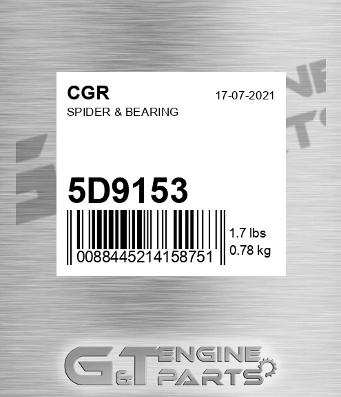 5D9153 CGR Spider & Bearing