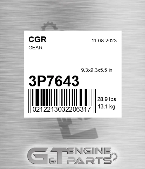 3P7643 Gear