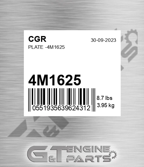 4M1625 Plate -