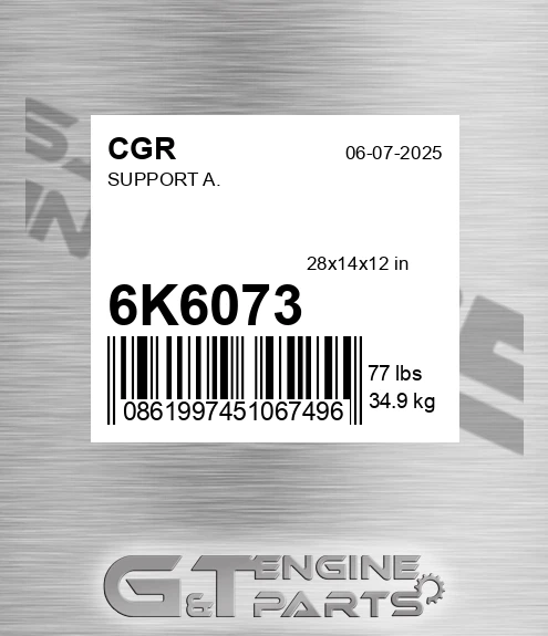 6K6073 Support A.
