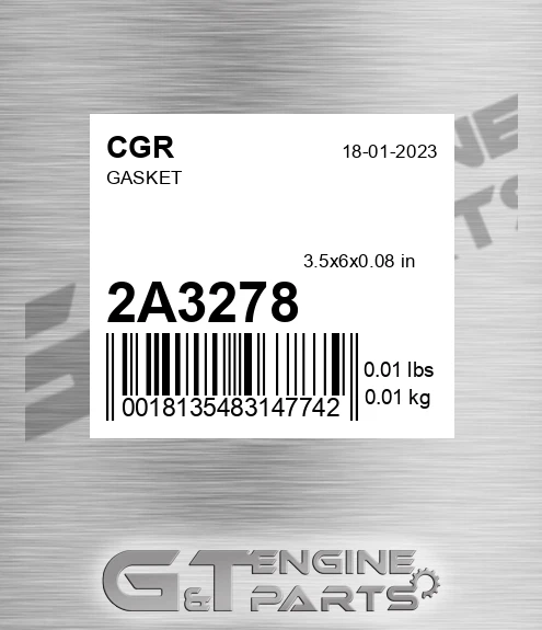 2A3278 CGR Gasket