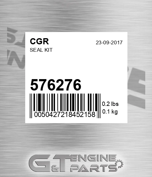 576276 CGR Seal Kit