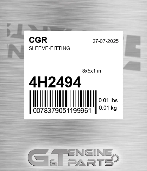 4H2494 CGR Sleeve-fitting