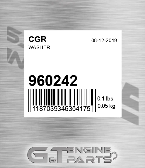 960242 CGR Washer
