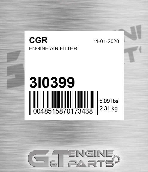 3I0399 CGR Engine Air Filter