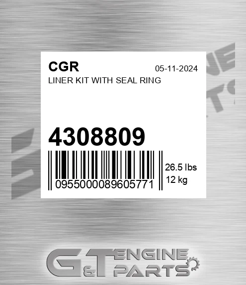 4308809 Liner Kit With Seal Ring