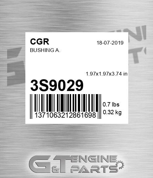 3S9029 CGR Bushing A.
