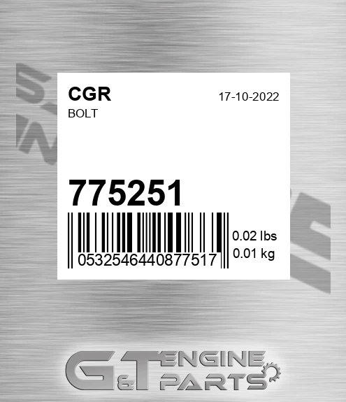 775251 Bolt