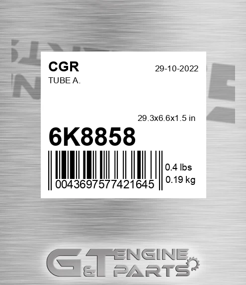 6K8858 CGR Tube A.