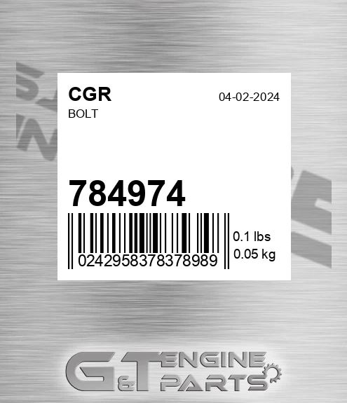 784974 Bolt