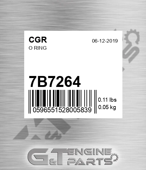 7B7264 O Ring