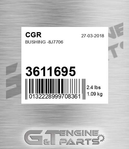 3611695 CGR Bushing -8j7706