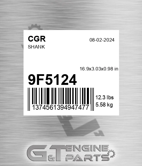 9F5124 Shank