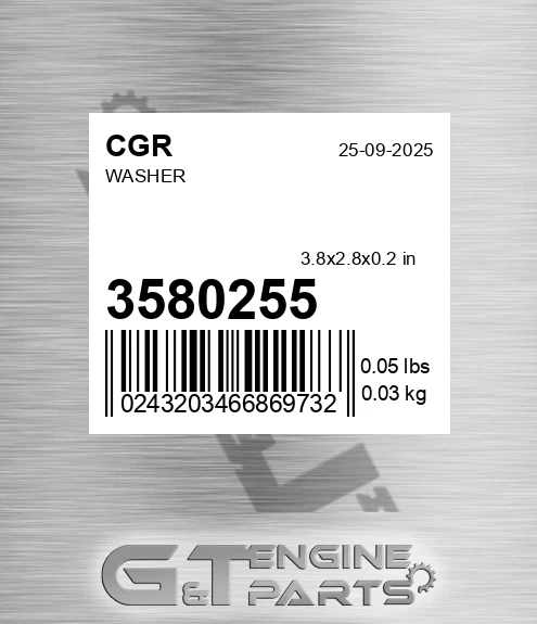 3580255 CGR Washer