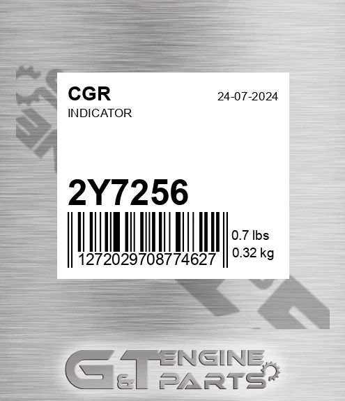 2Y7256 CGR Indicator