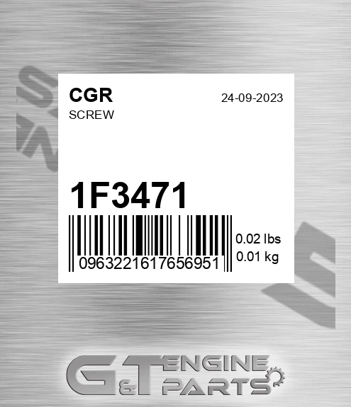 1F3471 Screw