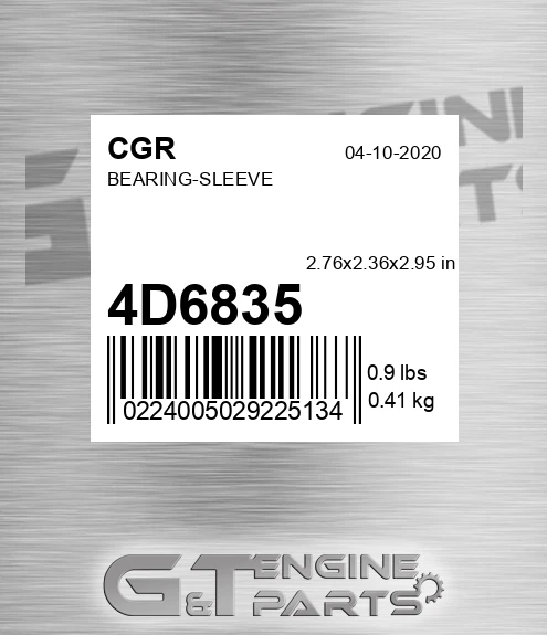 4D6835 CGR Bearing-sleeve