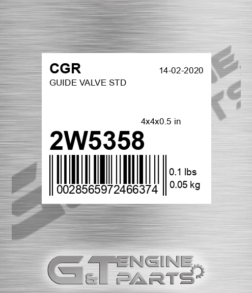 2W5358 CGR Guide Valve Std