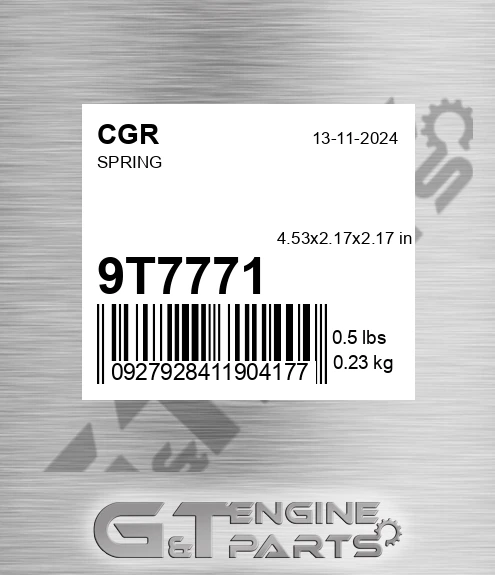 9T7771 Spring