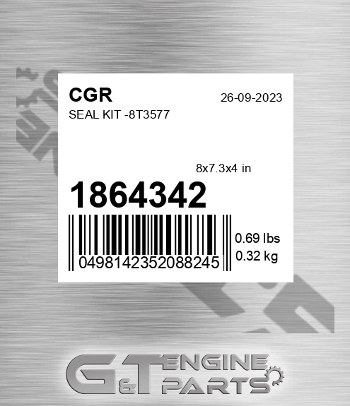 1864342 Seal Kit -8t3577