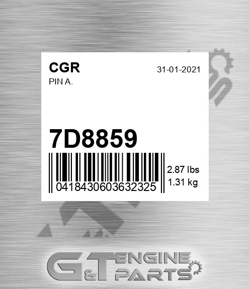 7D8859 Pin A.