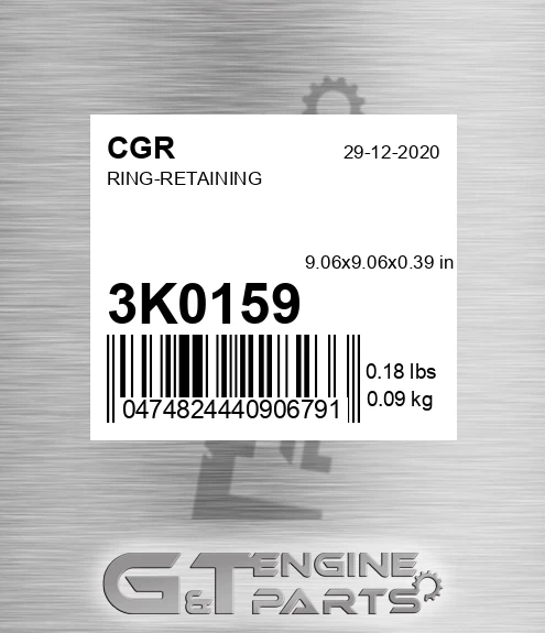 3K0159 CGR Ring-retaining