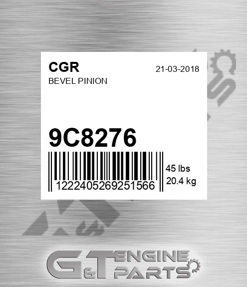 9C8276 Bevel Pinion