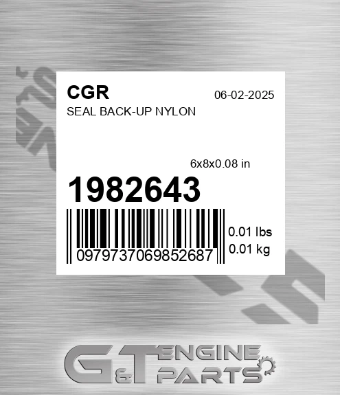 1982643 Seal Back-up Nylon
