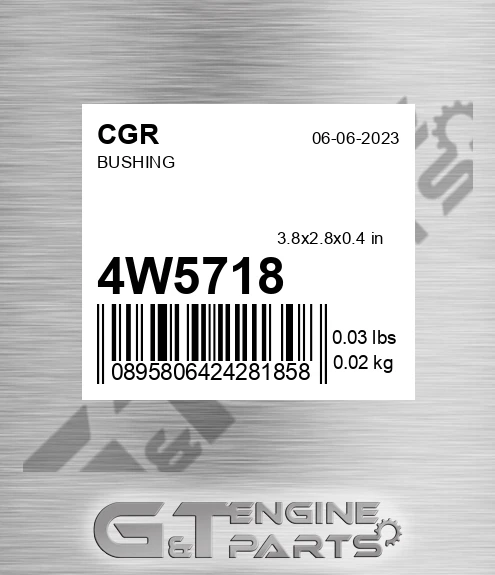 4W5718 Bushing for CGR