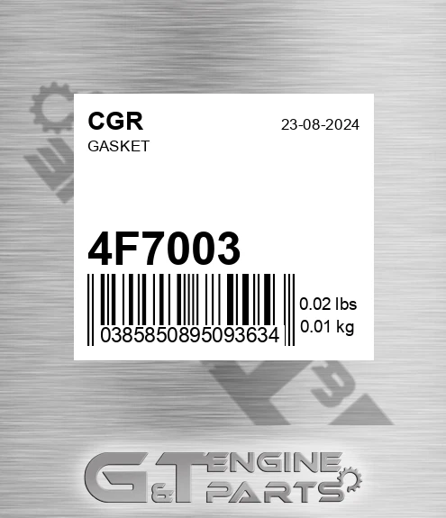 4F7003 Gasket