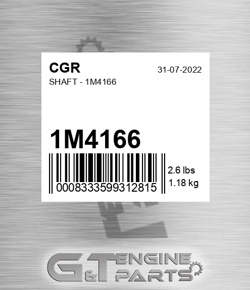 1M4166 Shaft -