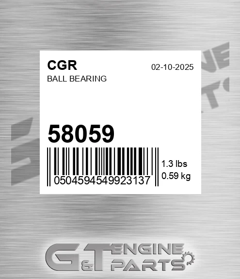 58059 Ball Bearing
