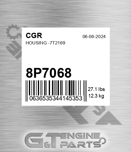 8P7068 Housing -7t2169