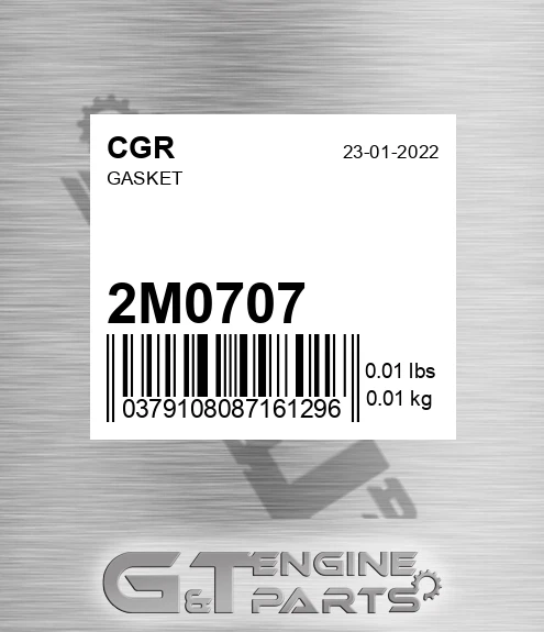 2M0707 Gasket