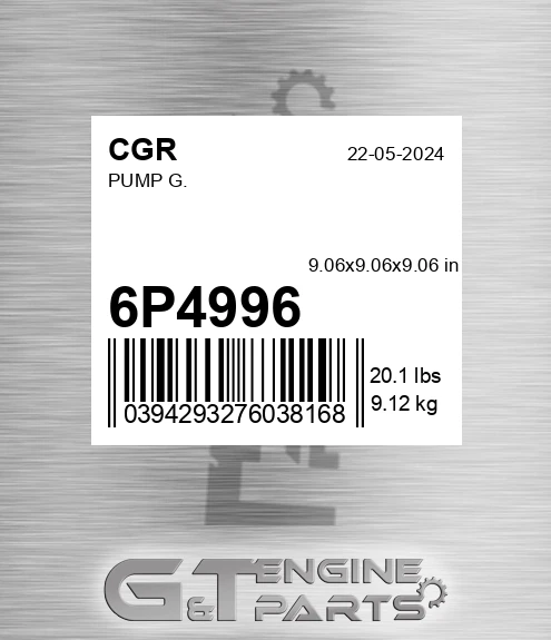 6P4996 Pump G.