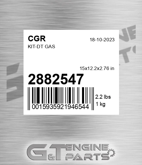 2882547 Kit-dt Gas