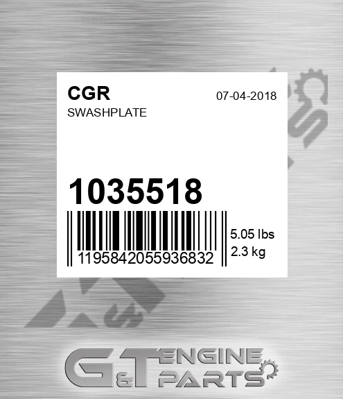 1035518 Swashplate