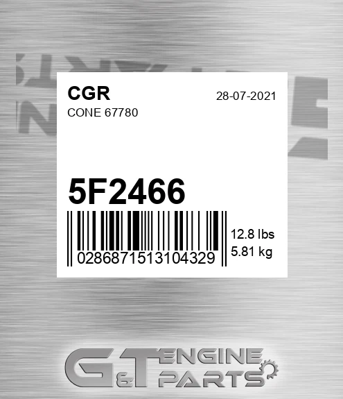 5F2466 CGR Cone 67780
