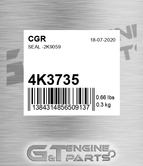 4K3735 Seal -2k9059