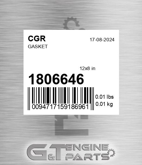 1806646 CGR Gasket