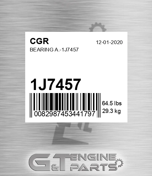 1J7457 Bearing A.-