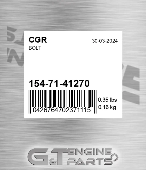 154-71-41270 Bolt