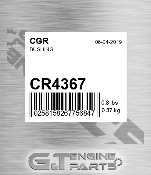 CR4367 Bushing