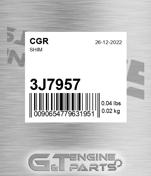 3J7957 Shim