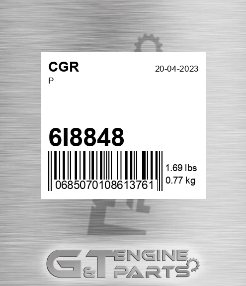 6I8848 P for CGR
