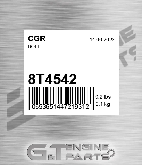 8T4542 CGR Bolt