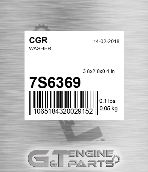 7S6369 CGR Washer