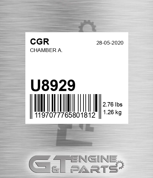 U8929 Chamber A.